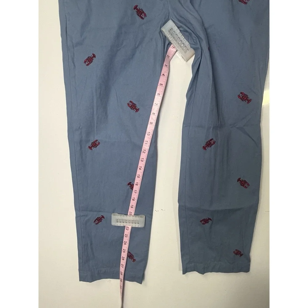 BROOKS BROTHERS Lobsters Embroiled W35/L30 100% COTTON Limited Edition